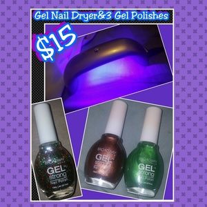 Gel polish dryer and 3 new polishes